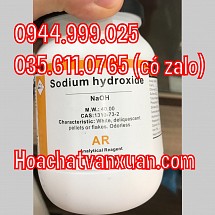 Hóa chất sodium hydroxide NaOH natri hydroxit Xilong lọ 500g xút bột CAS 1310-73-2